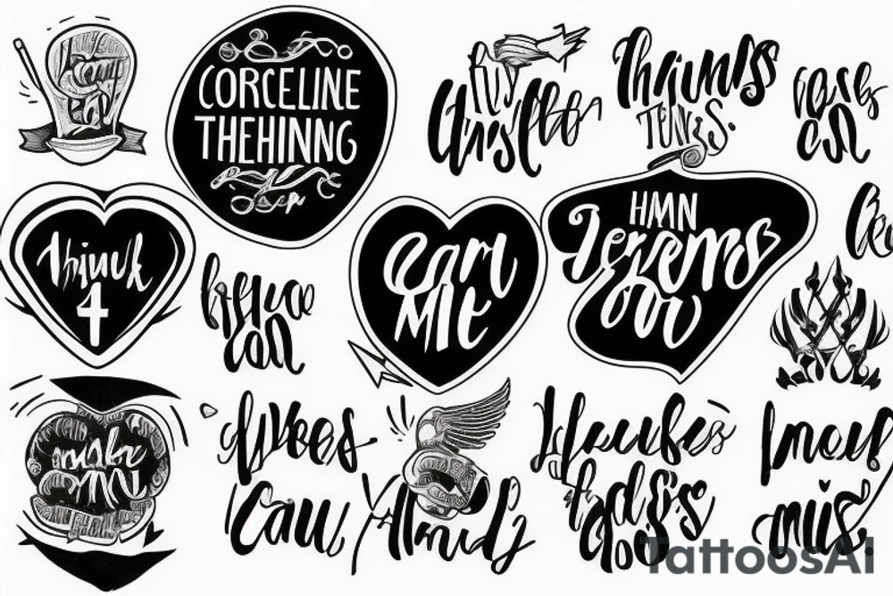 I can do all things through Christ who strengthens me Phillipians 4:13 tattoo idea