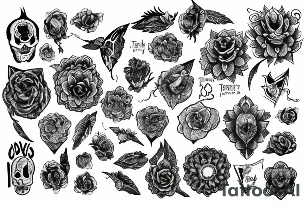 Tanay tanvi tanos tattoo idea