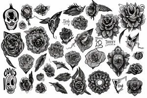 Tanay tanvi tanos tattoo idea