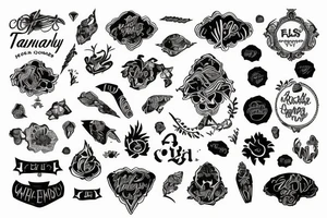 Words containing tanay tattoo idea