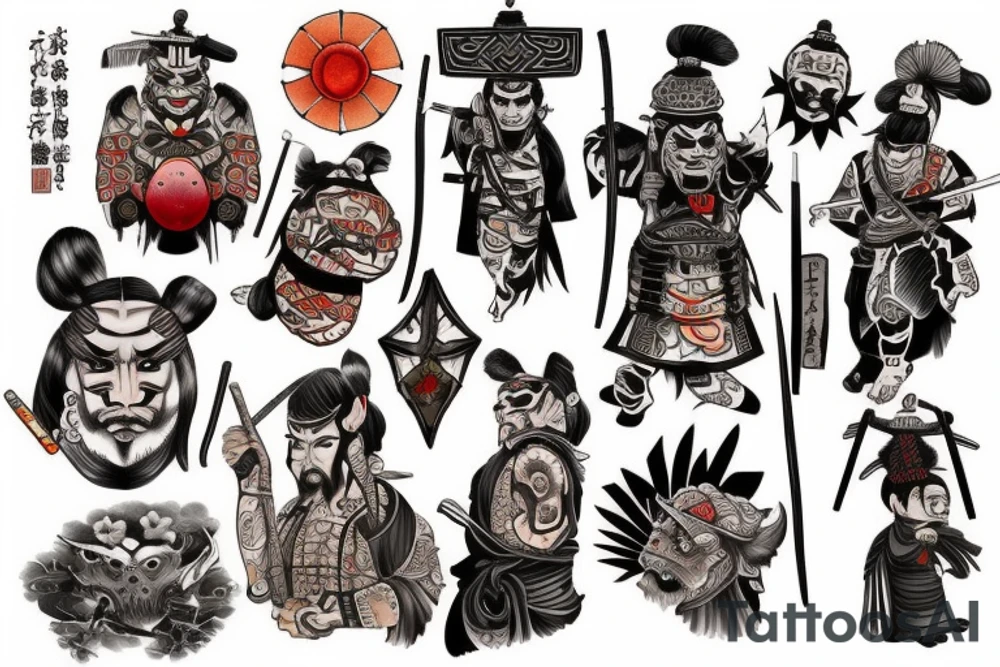 samurai tattoo idea