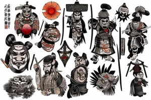 samurai tattoo idea