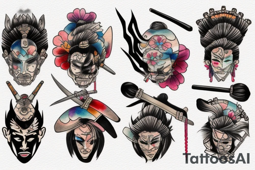 samurai tattoo idea