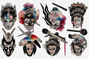 samurai tattoo idea