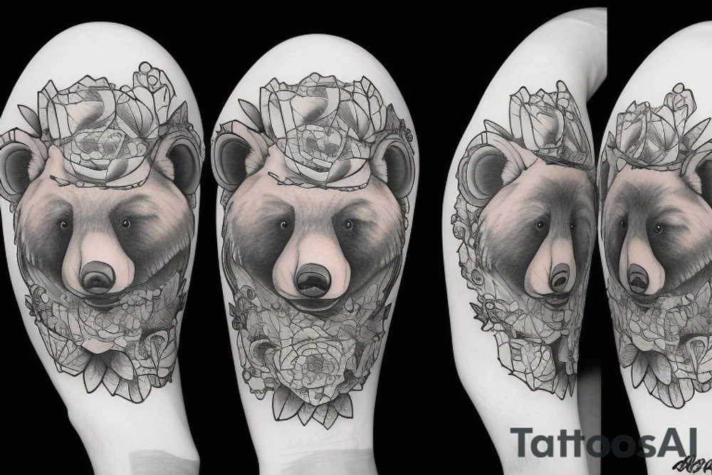 Baloo the bear walking tattoo idea