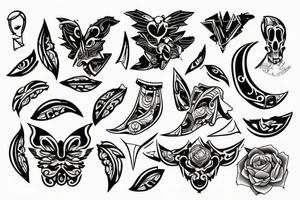 An AI generated tattoo tattoo idea