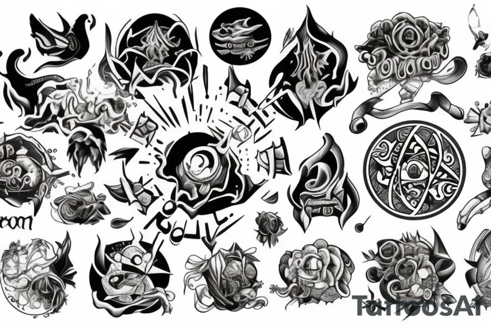 A portal to another world tattoo idea