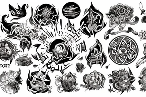 A portal to another world tattoo idea