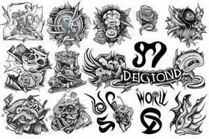 A portal to another world tattoo idea