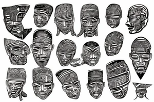 Filipino Datu with tribal tattoo idea