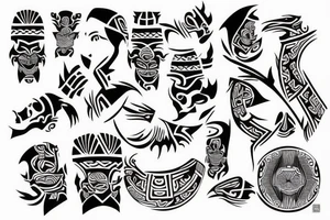 Filipino Datu with tribal tattoo idea