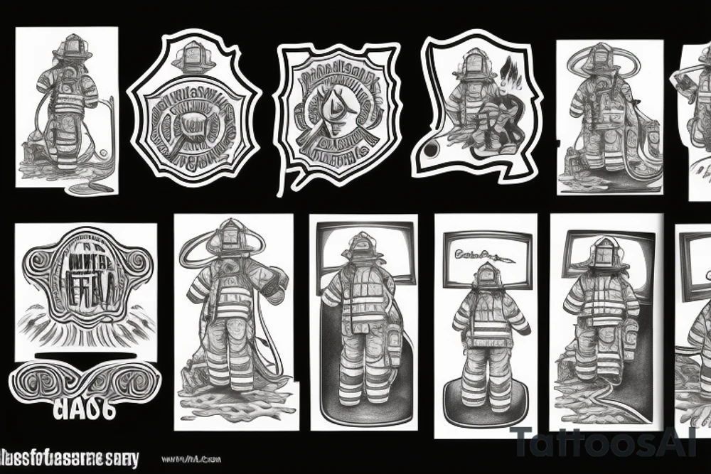 firefighter tattoo idea