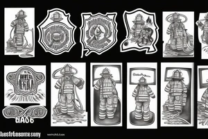 firefighter tattoo idea