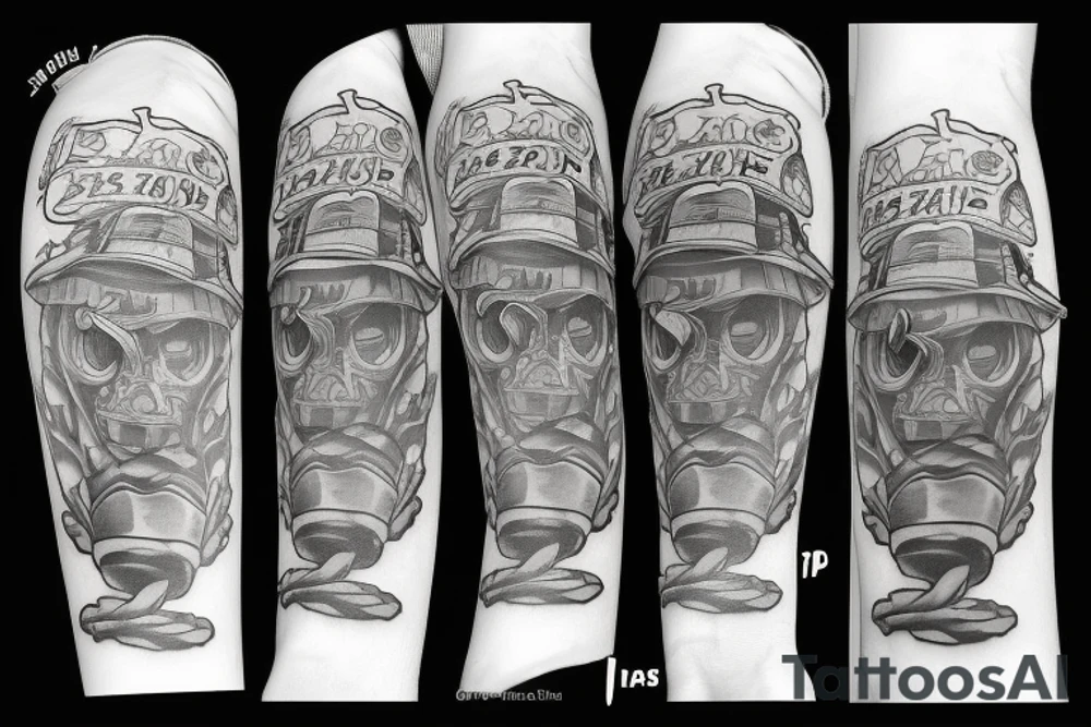 firefighter tattoo idea