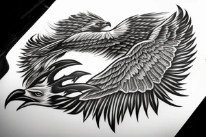 Albanian eagle tattoo idea