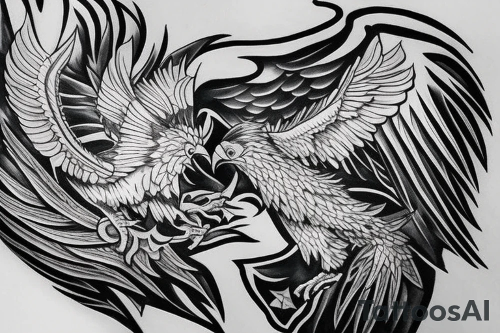Albanian eagle tattoo idea