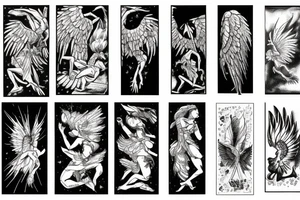 Icarus falling from the sky tattoo idea