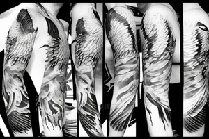 Icarus falling from the sky tattoo idea