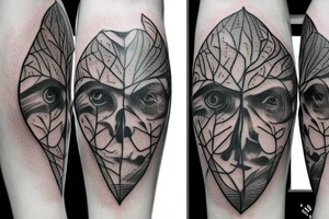 Brain, heart, tree, moth, DNA, cronus tattoo idea