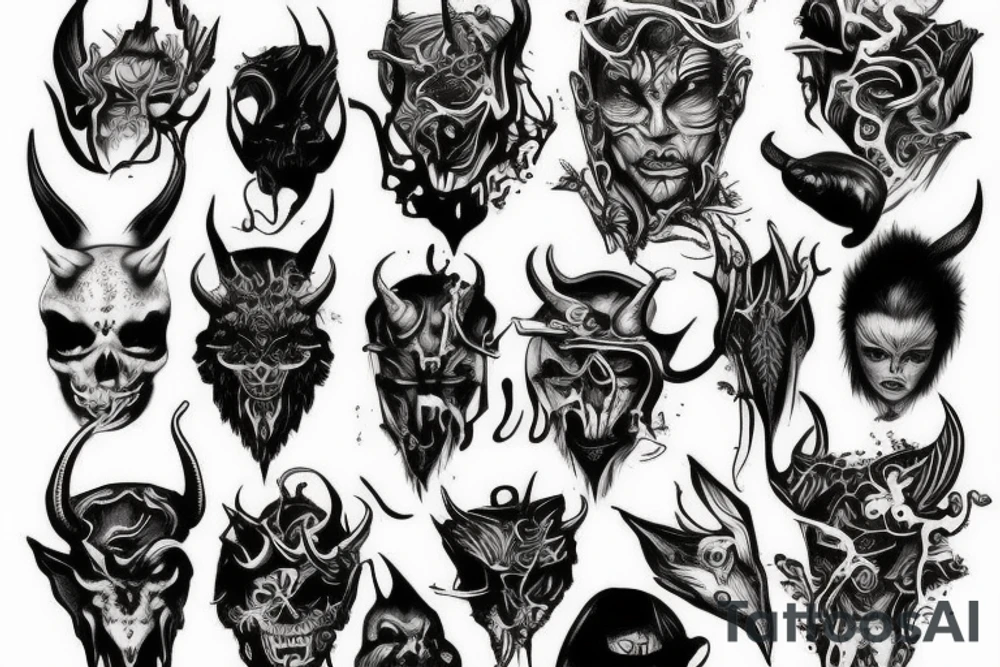 devil tattoo idea