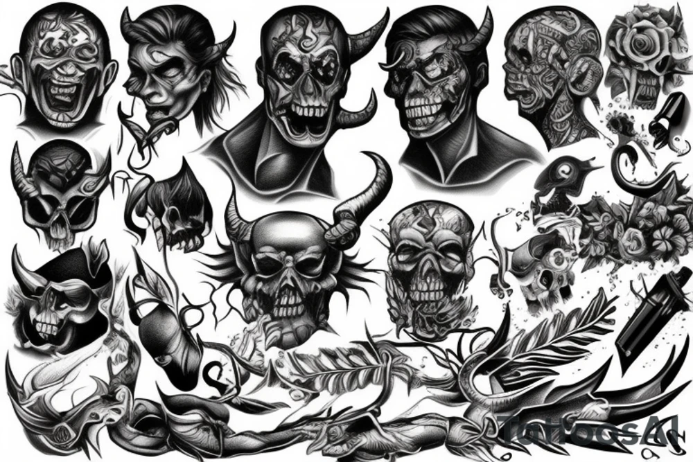 devil tattoo idea