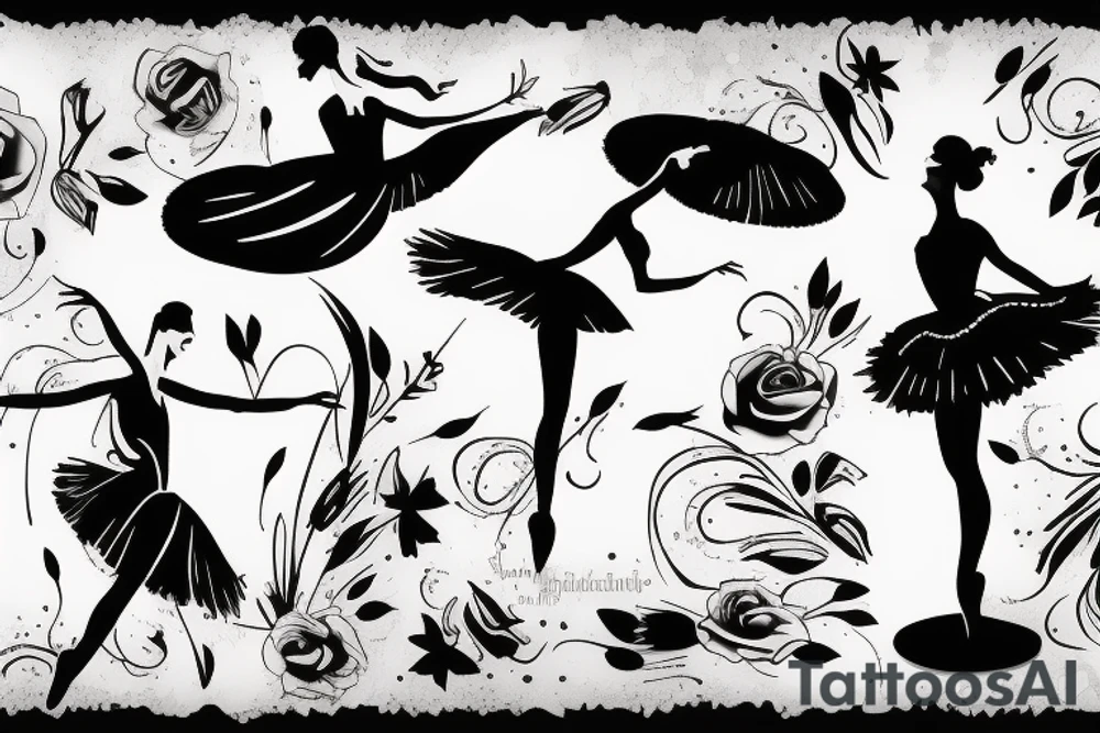 ballerina tattoo idea