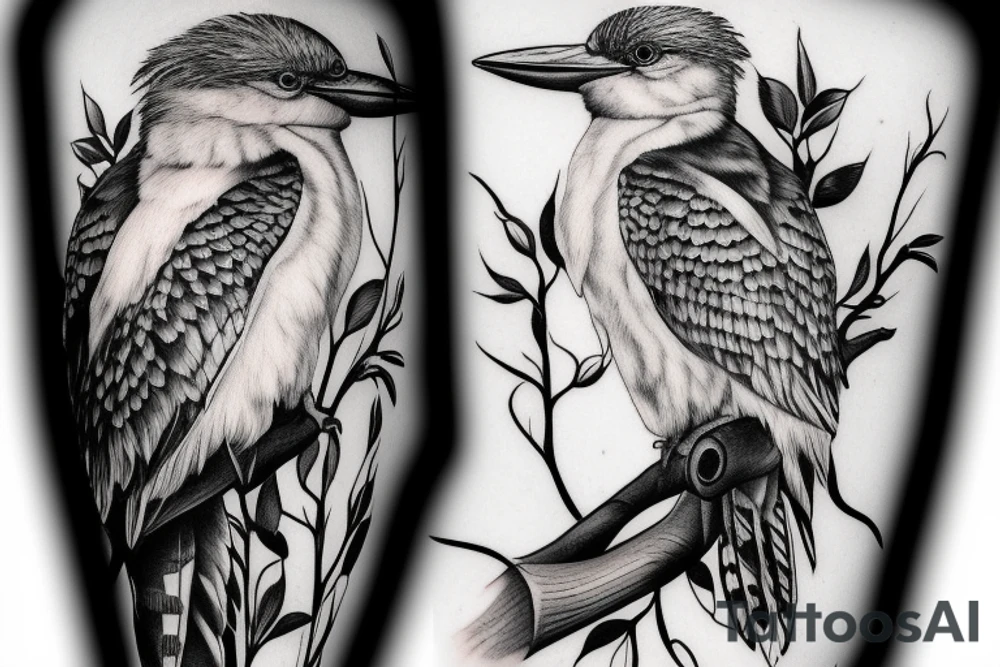 plichtsbewuste Kookaburra tattoo idea