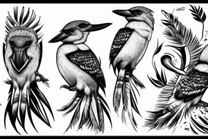 plichtsbewuste Kookaburra tattoo idea