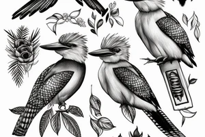plichtsbewuste Kookaburra tattoo idea