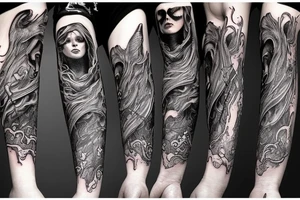Dark mage tattoo idea