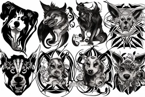 Cerberus tattoo idea