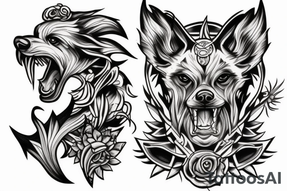Cerberus tattoo idea