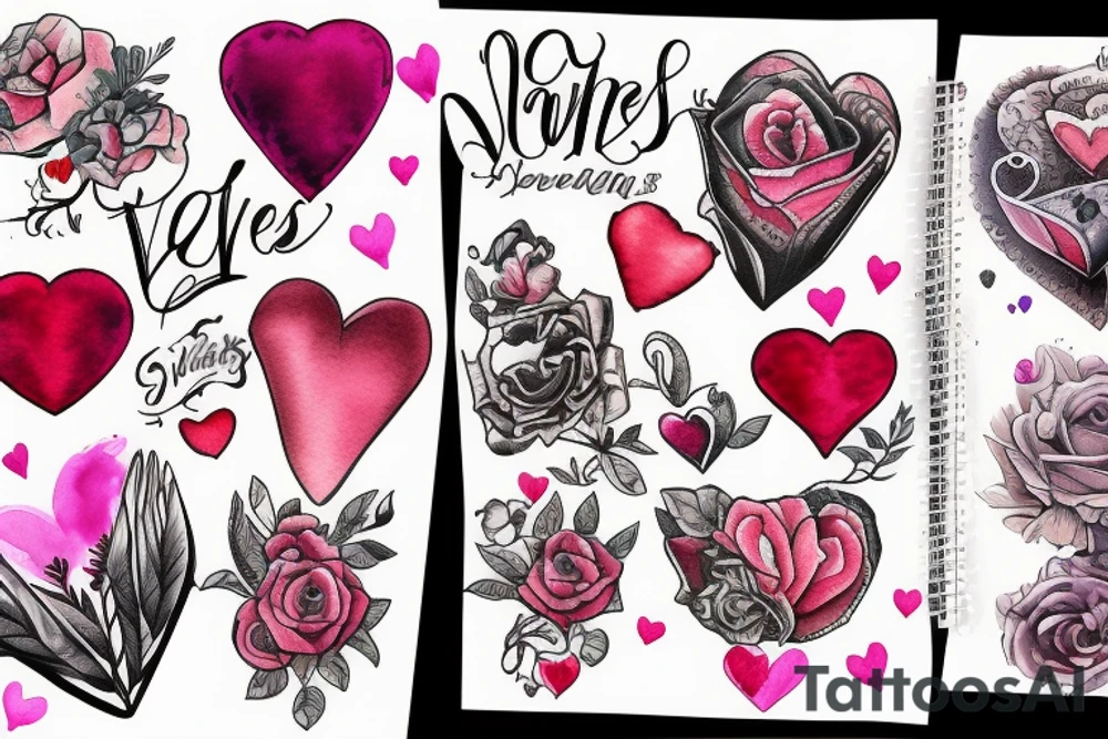 Valentines tattoo idea