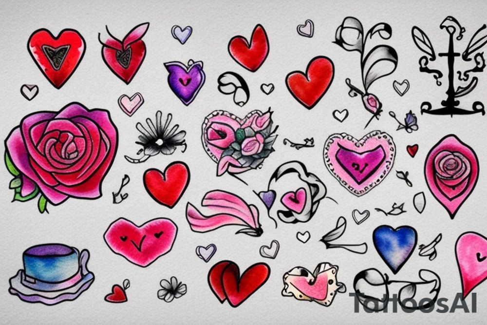 Valentines tattoo idea