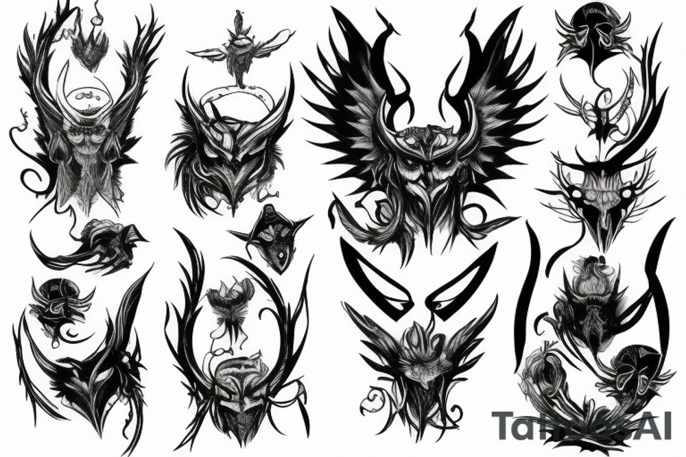 lucifer tattoo idea