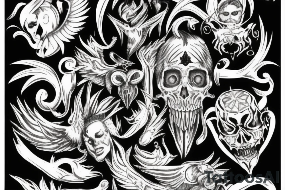 lucifer tattoo idea