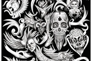 lucifer tattoo idea