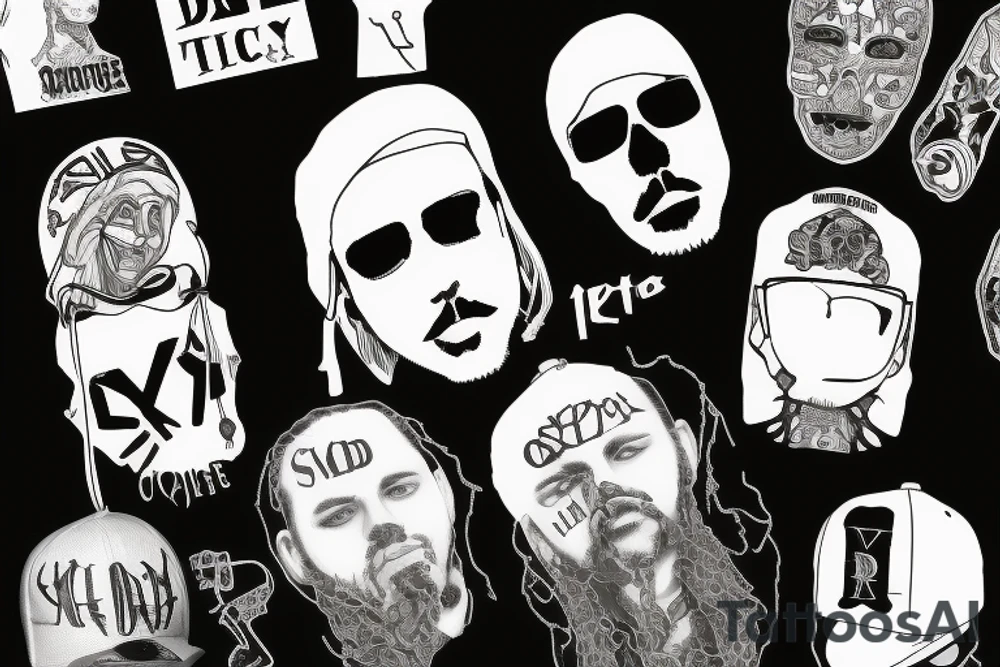 $uicideboy$ text tattoo idea