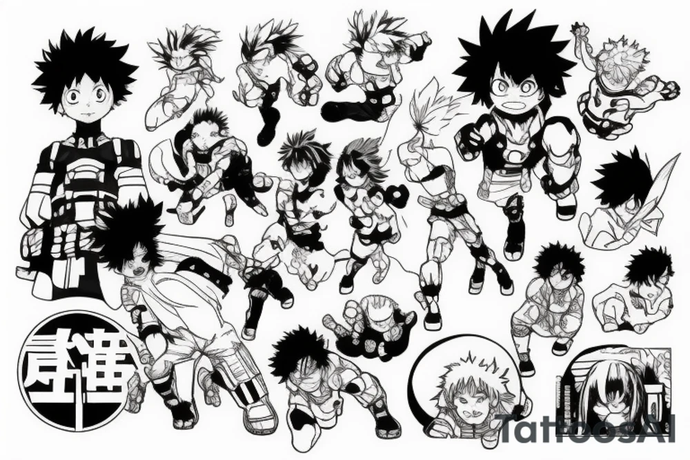 My hero academia tattoo idea