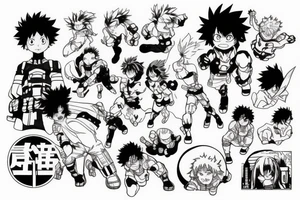 My hero academia tattoo idea