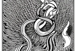 rising phoenix with snake in his claws, wisdom, "Nihal", "Tanav"
for full back tattoo idea