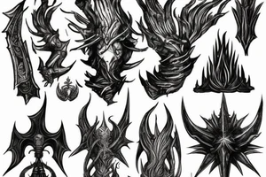 Nameless king from Dark souls tattoo idea
