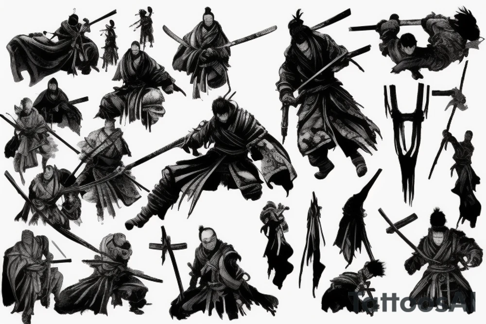 Sekiro shadows die twice tattoo idea