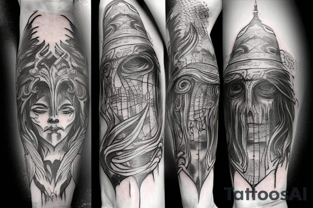 Nameless king from Dark souls tattoo idea