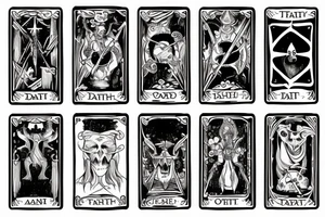 tarot cart death tattoo idea