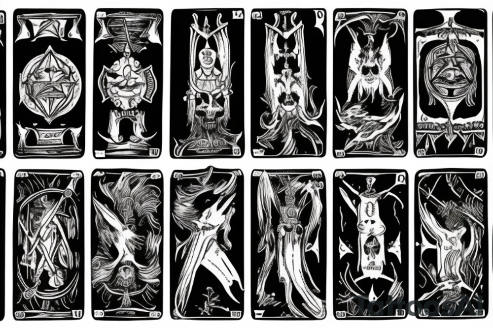 tarot cart death tattoo idea