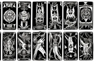 tarot cart death tattoo idea