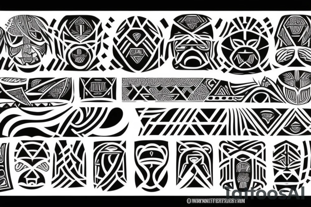 witchcraft maori tattoo idea