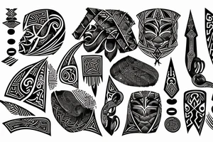 witchcraft maori tattoo idea