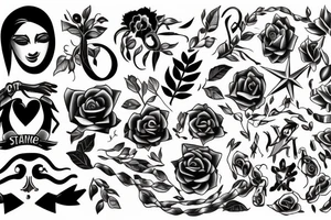 strength, resilience, endurance, happiness tattoo idea